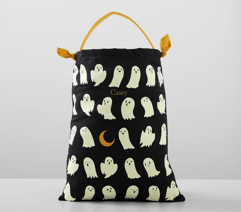 Glow-in-the-Dark Ghost Pillowcase Treat Bag