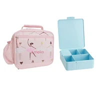 Mackenzie Pink Shimmer Ballerinas Lunch & Bento Bundle, Set of 2