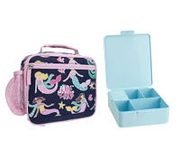 Mackenzie Navy Mermaid Friends Glow-in-the-Dark Lunch & Bento Bundle, Set of 2