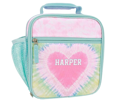 Mackenzie Pink Heart Tie-Dye Lunch Boxes