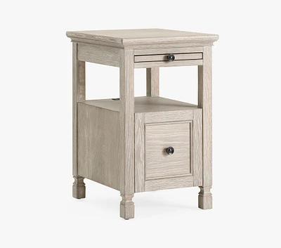 Larkin Side Table with Charging Station (19")