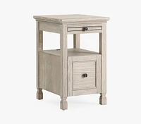 Larkin Side Table with Charging Station (19")