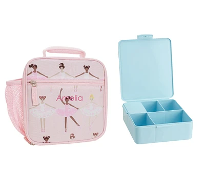 Mackenzie Pink Shimmer Ballerinas Lunch & Bento Bundle, Set of 2