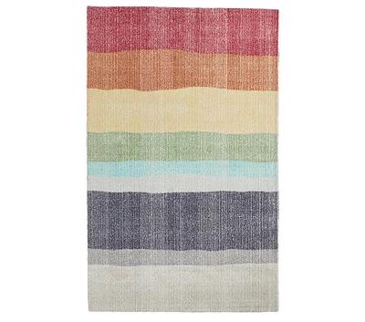 Primary Rainbow Ombre Rug