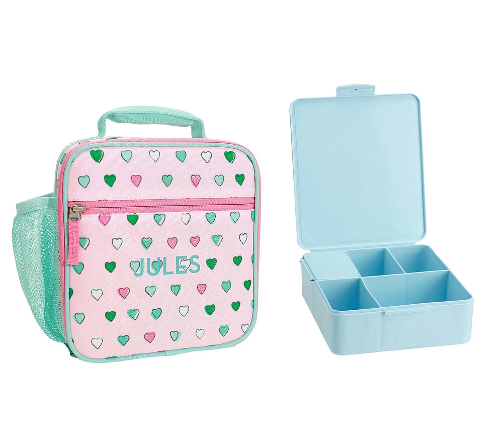 Mackenzie Roller Rabbit Multi Heart Lunch & Bento Bundle, Set of 2