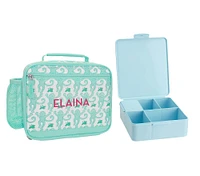 Mackenzie Roller Rabbit Aqua Monkey Lunch & Bento Bundle, Set of 2