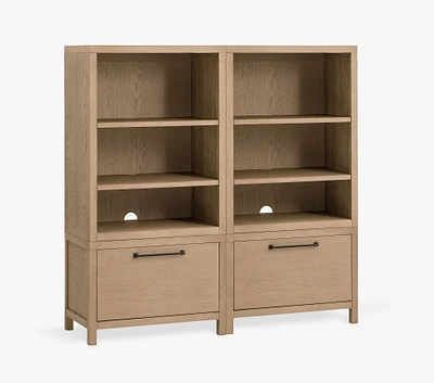 Charlie 2 x Bookcase With Drawers