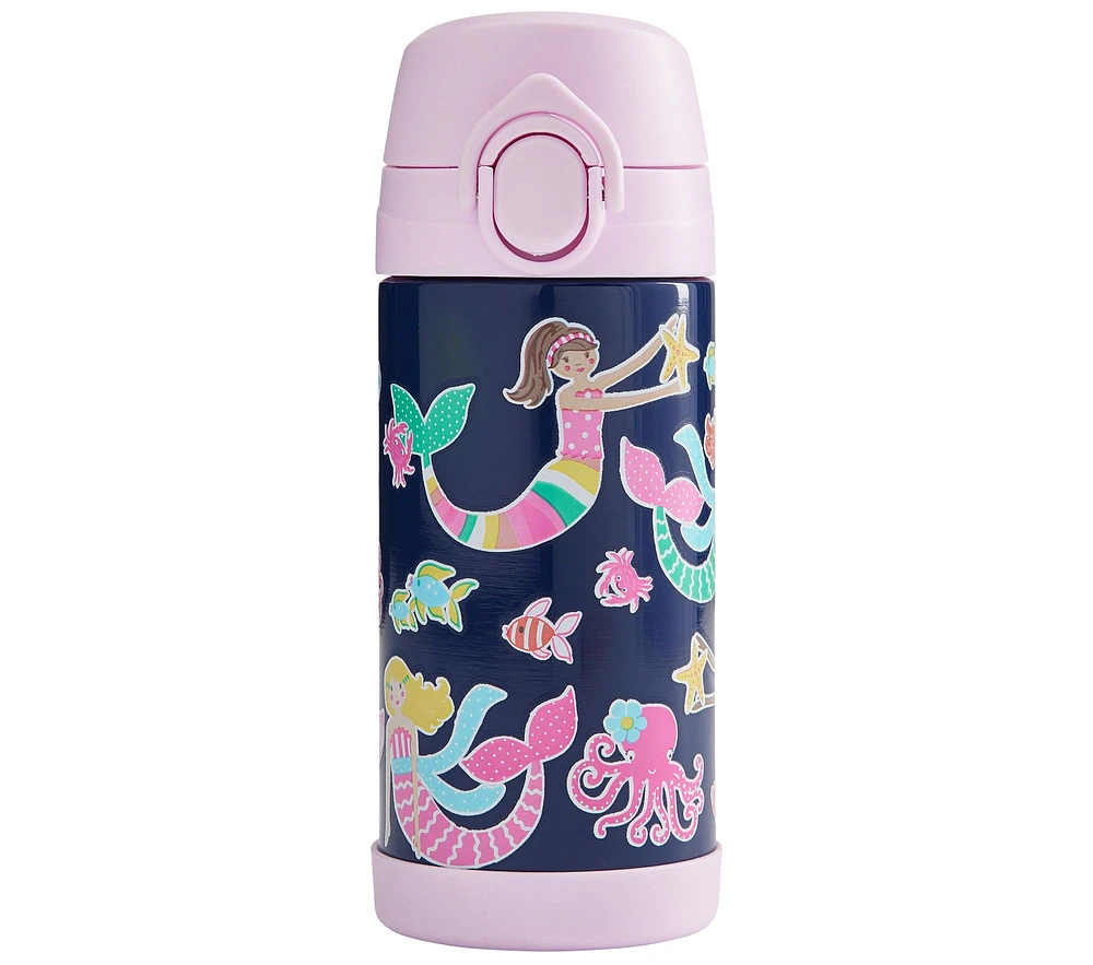 Mackenzie Navy Mermaid Friends Glow-in-the-Dark Water Bottles