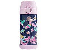 Mackenzie Navy Mermaid Friends Glow-in-the-Dark Water Bottles