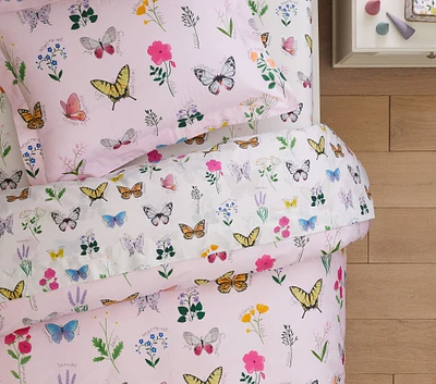 Botanical Butterfly Organic Sheet Set & Pillowcases