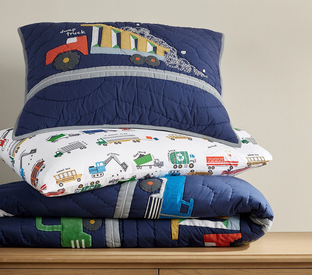 Busy Trucks Bedding Set