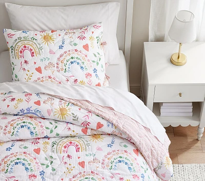 Heritage Rainbow Wholecloth Quilt & Shams