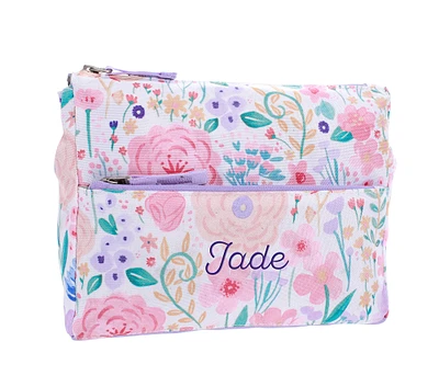 Mackenzie Lavender Floral Blooms Supplies Pouch