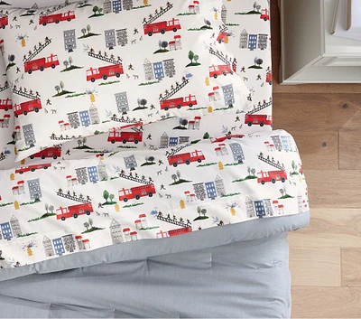 Firetruck Organic Sheet Set