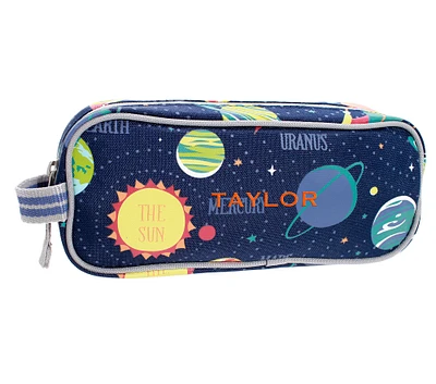 Mackenzie Navy Solar System Glow-in-the-Dark Pencil Case