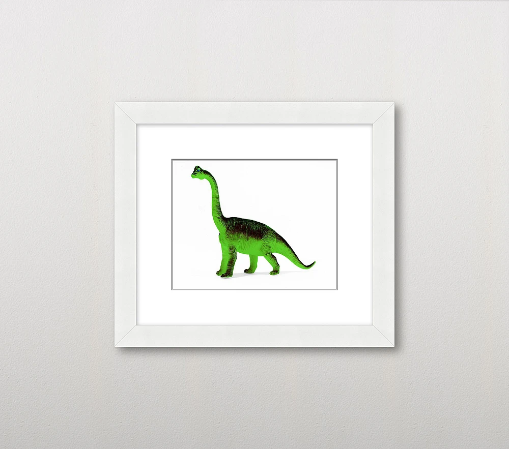 Leslee Mitchell Green Brachiosaurus Wall Art