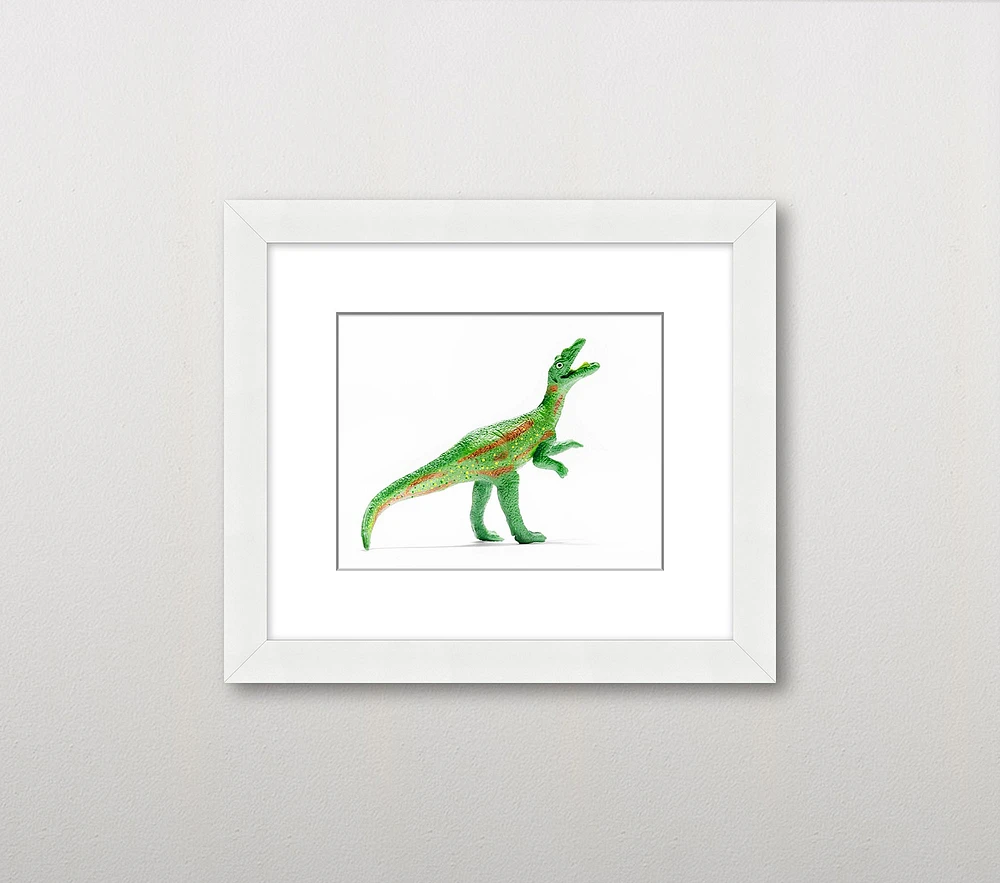 Leslee Mitchell Green Velociraptor Wall Art