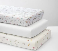 Dakota & Ramona Crib Fitted Sheets - Set of 3