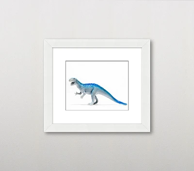 Leslee Mitchell Blue T. Rex Wall Art