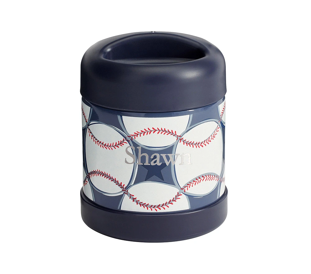 Mackenzie Play Ball Glow-in-the-Dark Insulated Hot/Cold Food Container