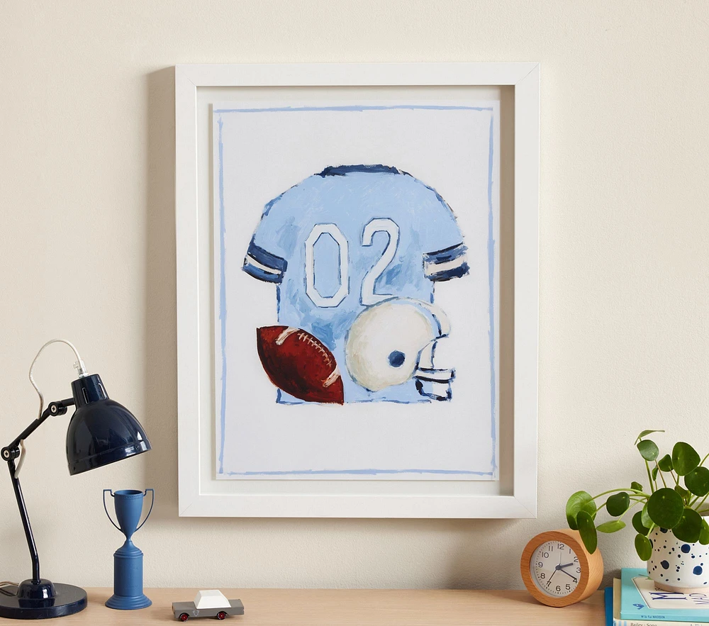 Jordan Connelly Football Jersey Framed Wall Art