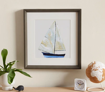 Jordan Connelly Little Boat Framed Wall Art (16" x 15")