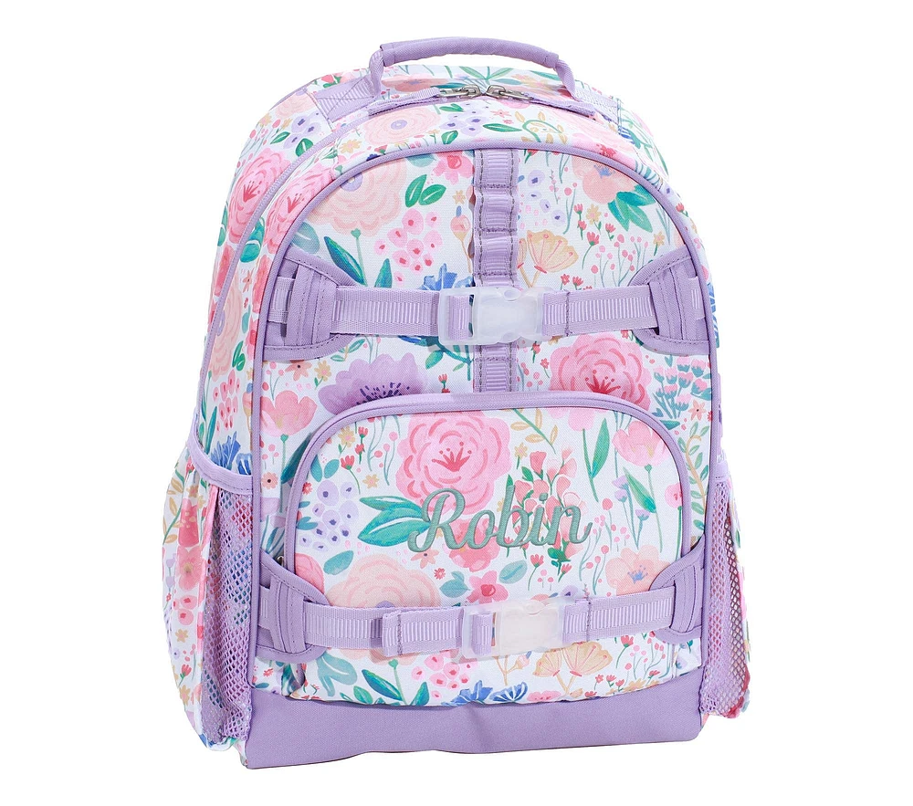 Mackenzie Lavender Floral Blooms Backpacks