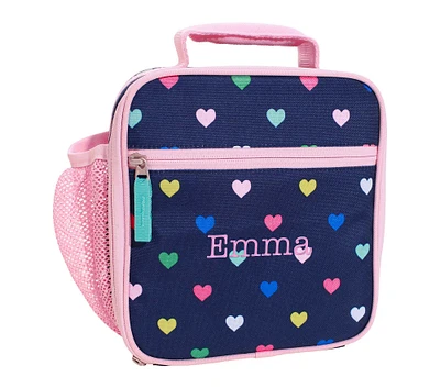 Mackenzie Navy Pink Multi Hearts Lunch Boxes