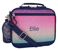 Mackenzie Rainbow Ombre Sparkle Glitter Adaptive Lunch Box