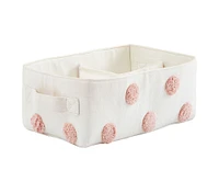 Embroidered Dot Nursery Storage Organizer