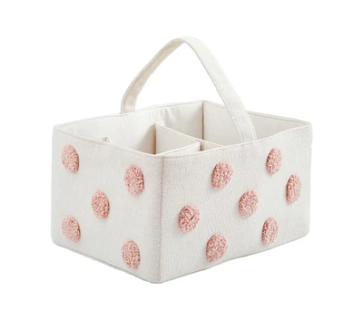 Embroidered Dot Nursery Storage Organizer