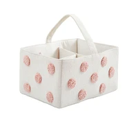 Embroidered Dot Nursery Storage Organizer