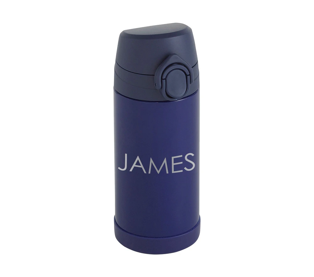 Mackenzie Navy Solid Water Bottle