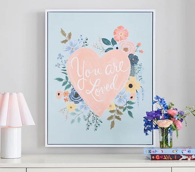 Rifle Paper Co. You Are Loved Framed Wall Art (30" x 24")