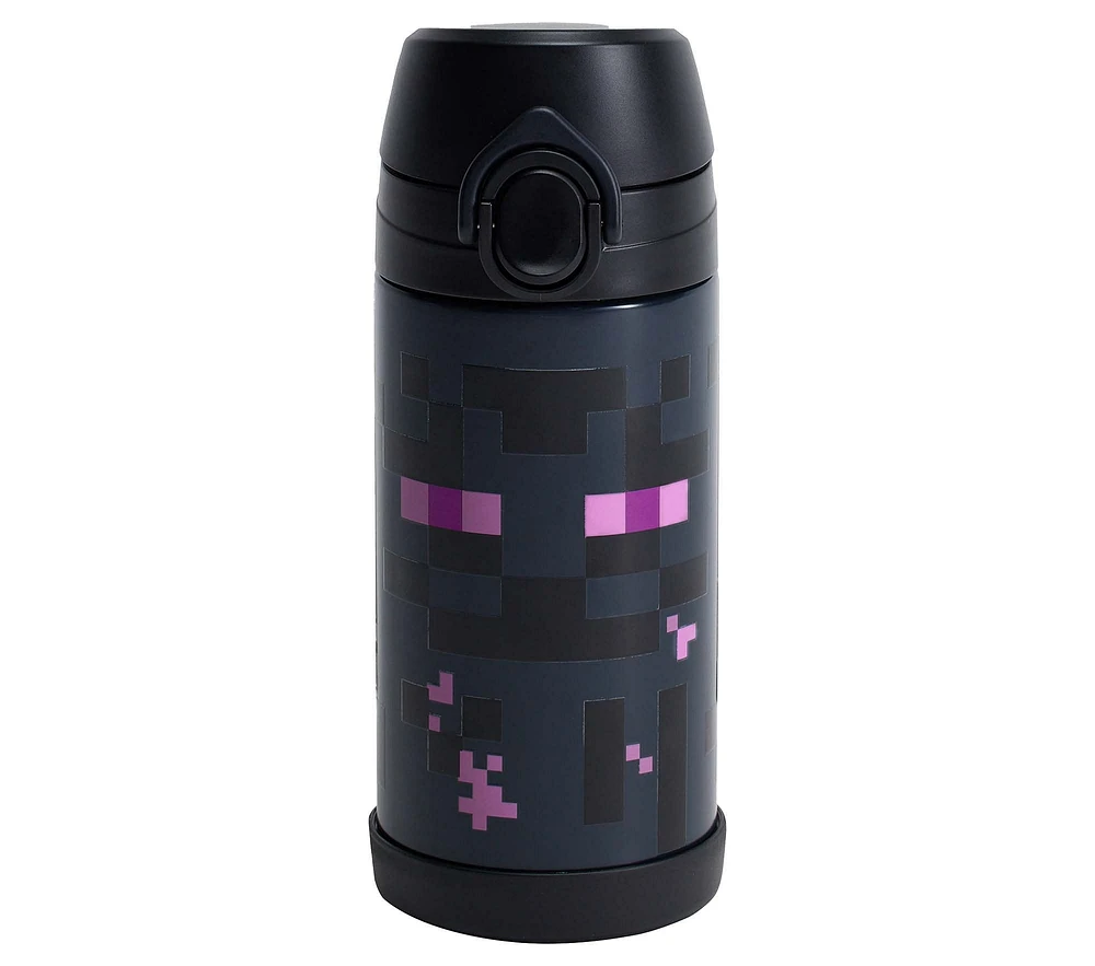 Mackenzie Minecraft Enderman Critter Glow-in-the-Dark Water Bottle