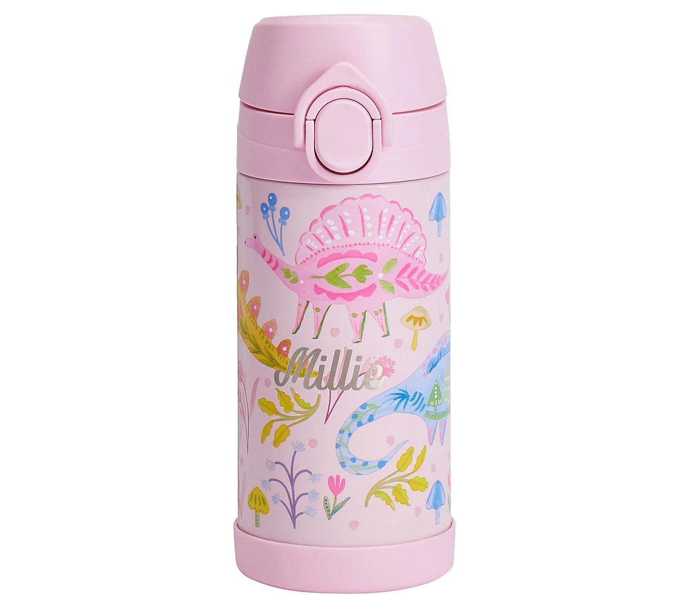 Mackenzie Heritage Pink Dinos Water Bottle