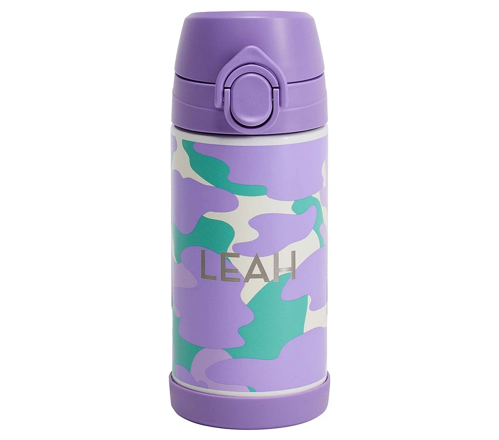 Mackenzie Lavender Sporty Camo Water Bottle