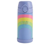 Mackenzie Rainbow Appliqué Water Bottle