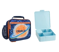 Mackenzie Navy Planet Tie-Dye Lunch & Bento Bundle, Set of 2