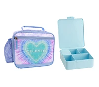 Mackenzie Lavender Heart Tie-Dye Lunch & Bento Bundle, Set of 2