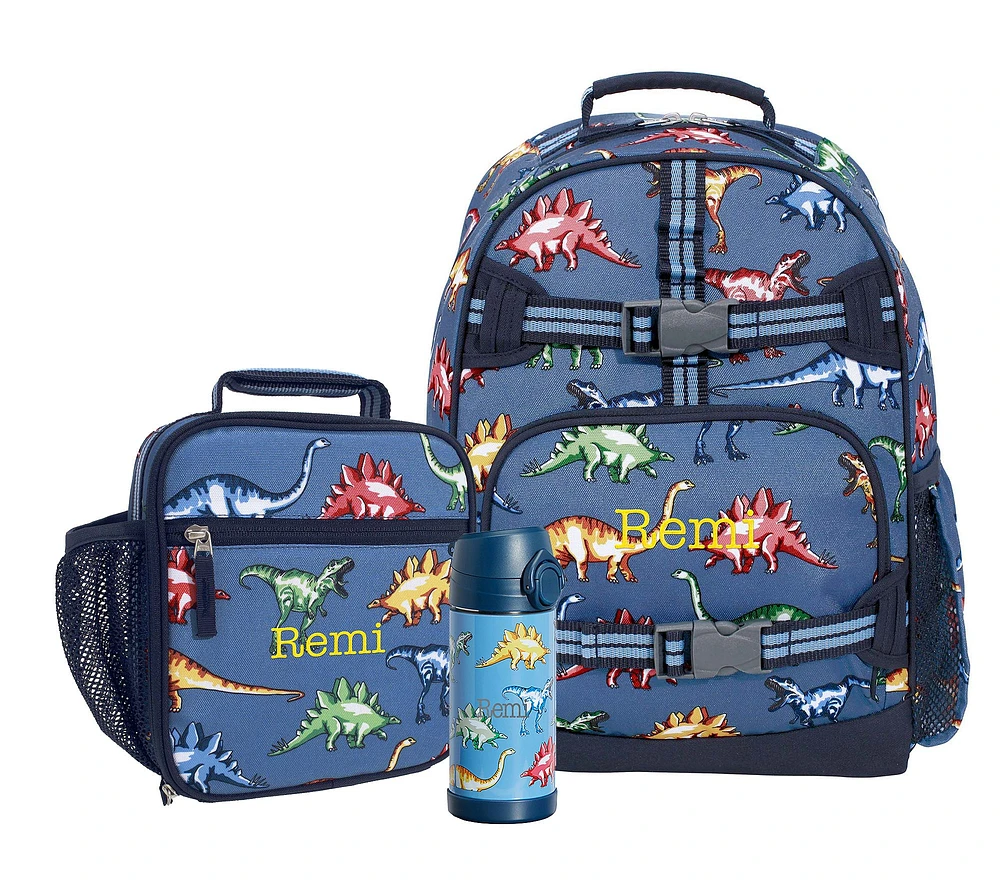 Mackenzie Blue Multi Dinos Backpack & Lunch Bundle, Set of 3