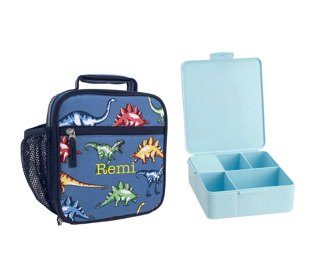 Mackenzie Blue Multi Dinos Lunch & Bento Bundle, Set of 2