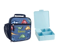 Mackenzie Blue Multi Dinos Lunch & Bento Bundle, Set of 2