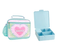 Mackenzie Pink Heart Tie-Dye Lunch & Bento Bundle, Set of 2