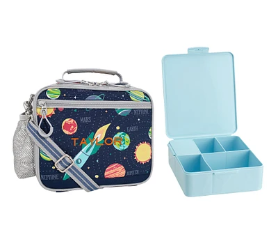 Mackenzie Navy Solar System Glow-in-the-Dark Adaptive Lunch & Bento Bundle, Set of 2