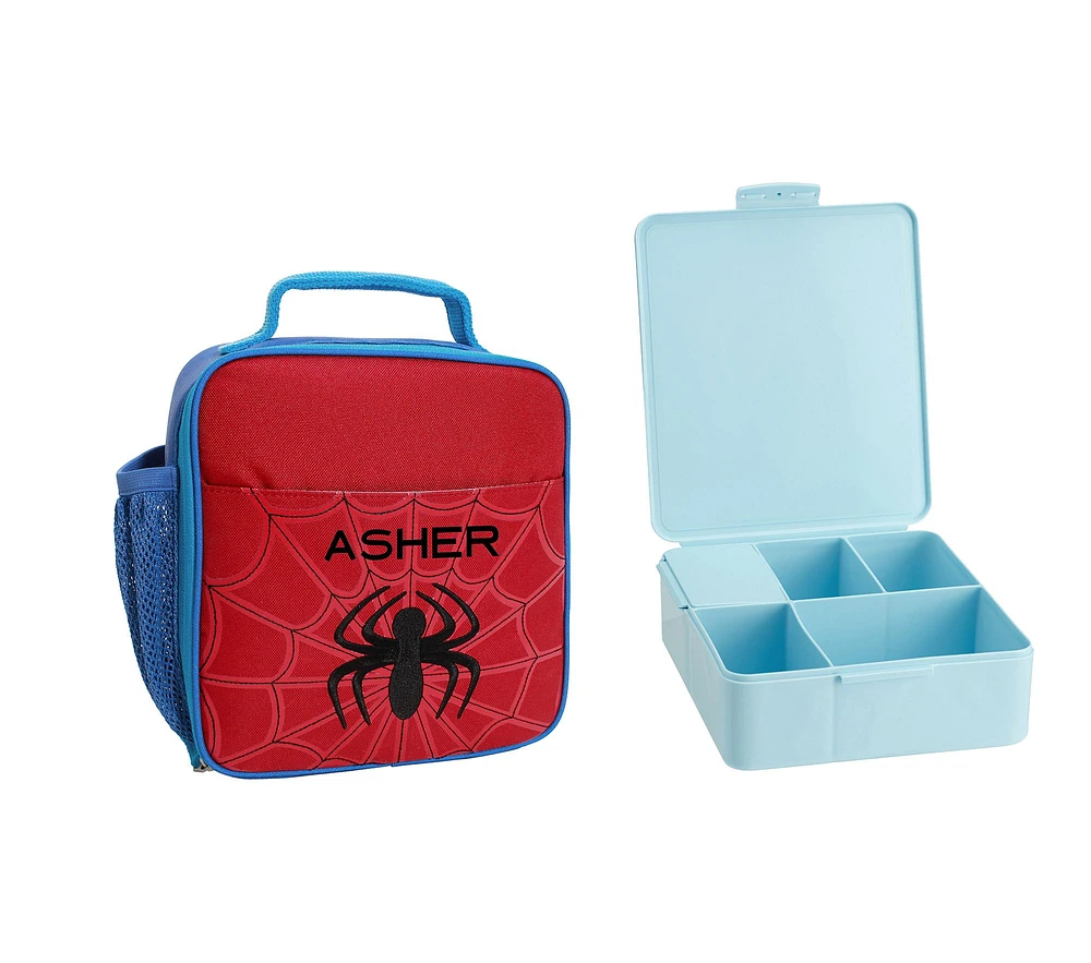 Mackenzie Marvel Spiderman Glow-in-the-Dark Critter Lunch & Bento Bundle, Set of 2