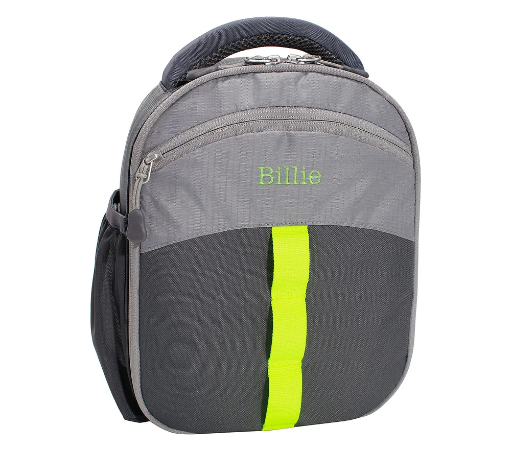 Jayden Charcoal/Gray/Green Lunch Box