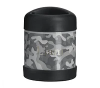 Mackenzie  Black Gray Camo Trim Hot & Cold Container