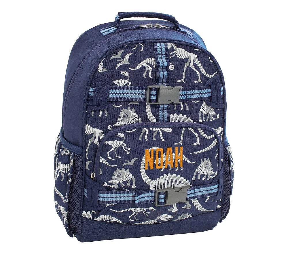 Mackenzie Navy Dinosaur Bones Glow-in-the-Dark Backpacks