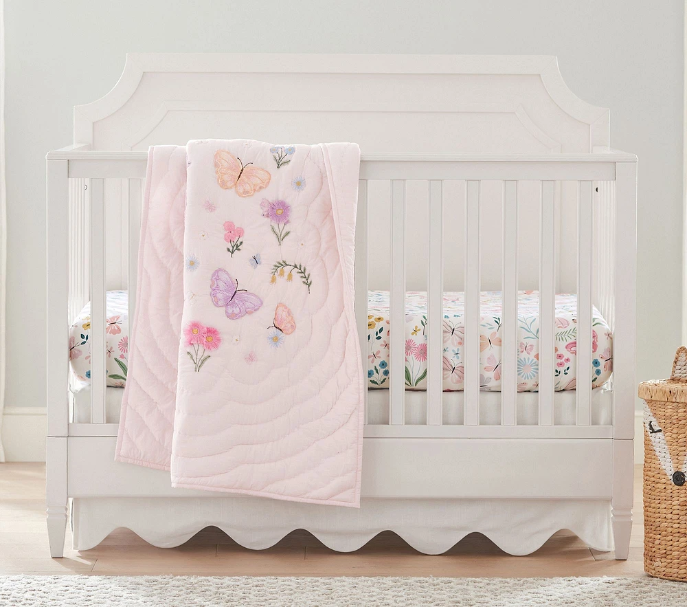 Wildflower Butterfly Baby Bedding Set